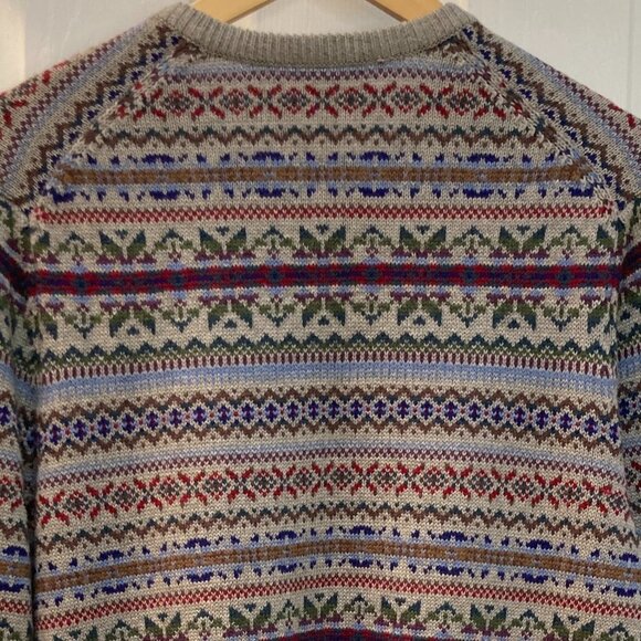 J. McLaughlin Milton Merino Wool Blend V-Neck Sweater Size Medium - Picture 5 of 7